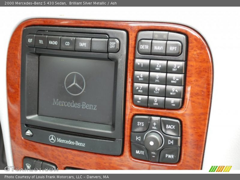 Brilliant Silver Metallic / Ash 2000 Mercedes-Benz S 430 Sedan