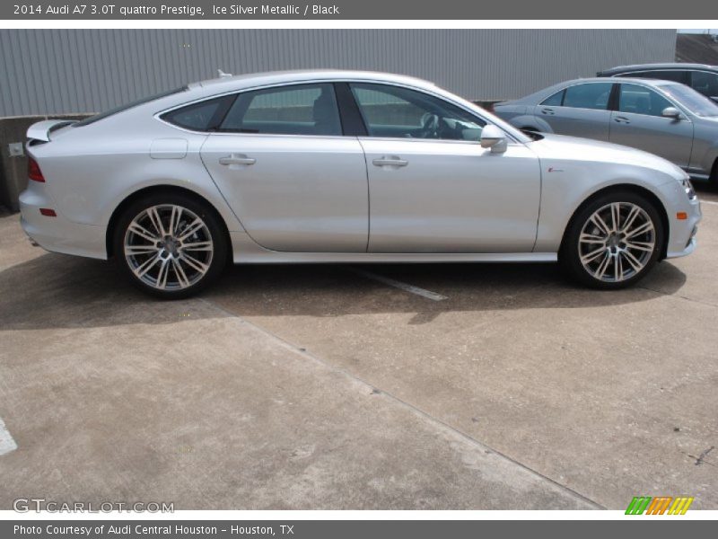 Ice Silver Metallic / Black 2014 Audi A7 3.0T quattro Prestige