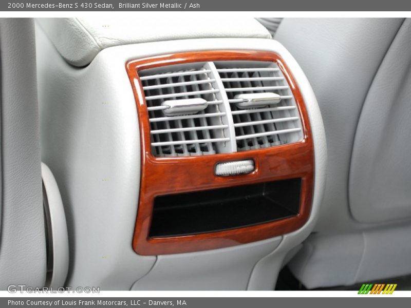 Brilliant Silver Metallic / Ash 2000 Mercedes-Benz S 430 Sedan
