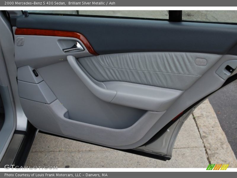 Brilliant Silver Metallic / Ash 2000 Mercedes-Benz S 430 Sedan
