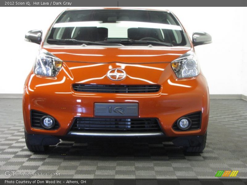 Hot Lava / Dark Gray 2012 Scion iQ