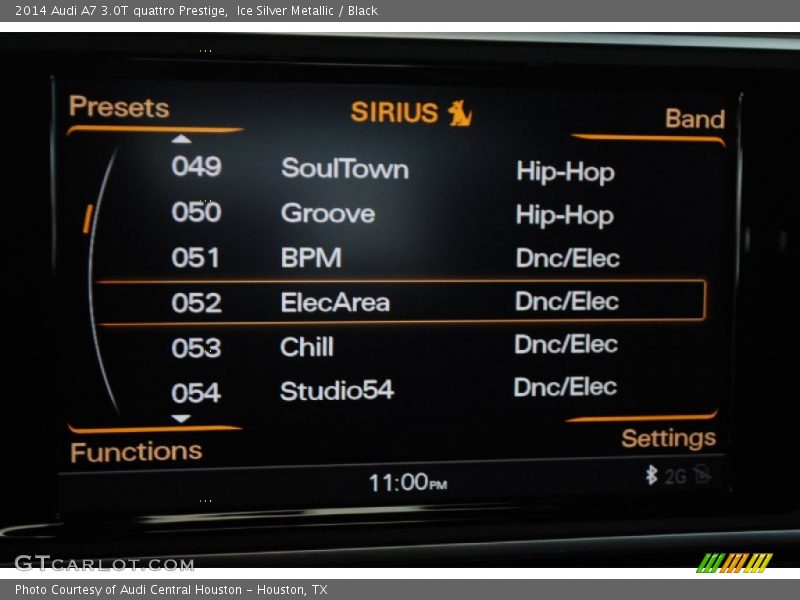 Ice Silver Metallic / Black 2014 Audi A7 3.0T quattro Prestige