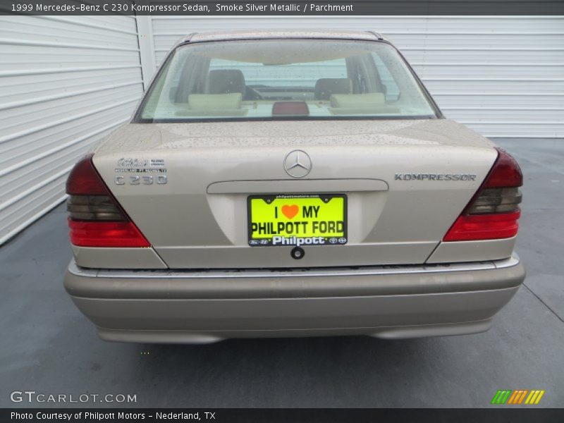 Smoke Silver Metallic / Parchment 1999 Mercedes-Benz C 230 Kompressor Sedan