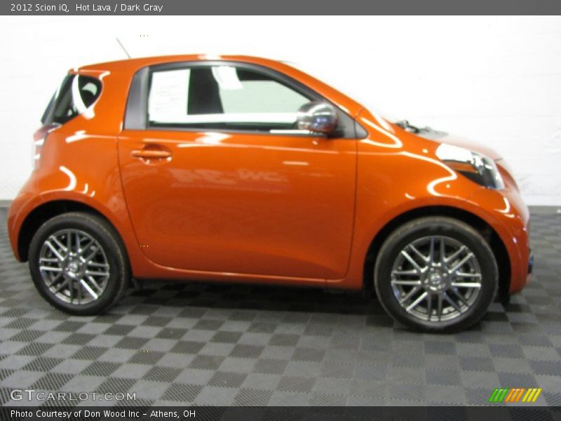 Hot Lava / Dark Gray 2012 Scion iQ