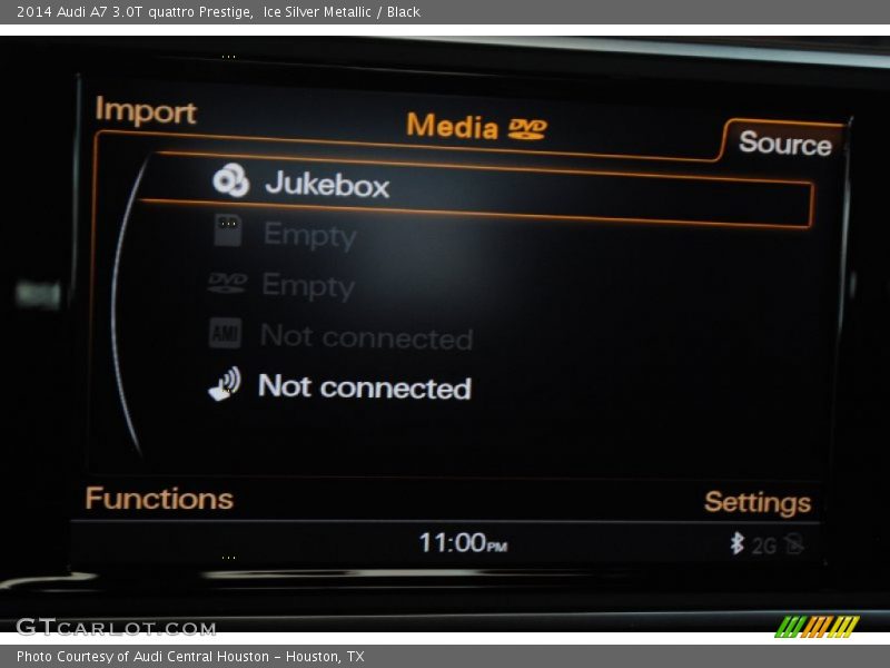 Ice Silver Metallic / Black 2014 Audi A7 3.0T quattro Prestige