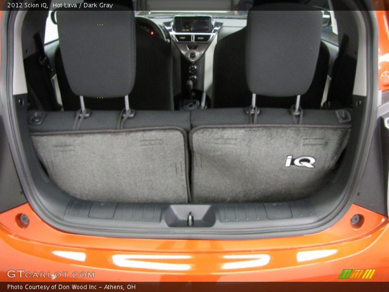 Hot Lava / Dark Gray 2012 Scion iQ