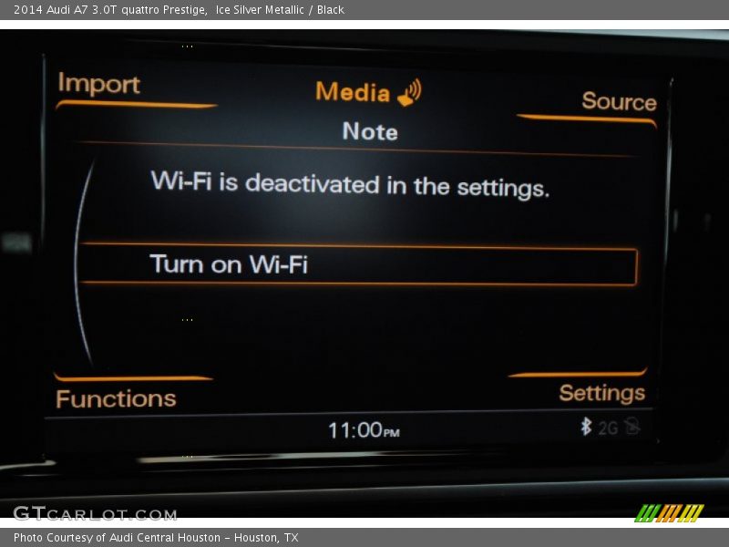 Ice Silver Metallic / Black 2014 Audi A7 3.0T quattro Prestige