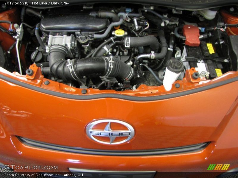 Hot Lava / Dark Gray 2012 Scion iQ
