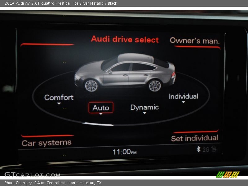 Ice Silver Metallic / Black 2014 Audi A7 3.0T quattro Prestige