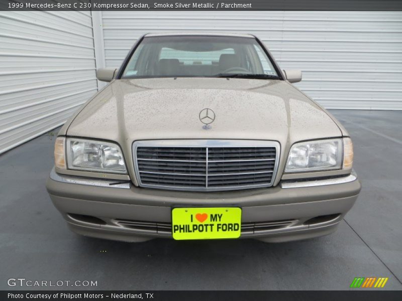 Smoke Silver Metallic / Parchment 1999 Mercedes-Benz C 230 Kompressor Sedan