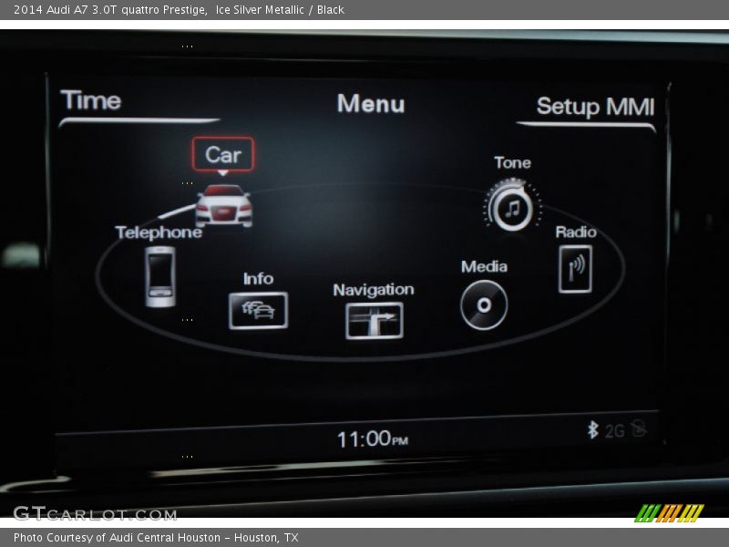 Ice Silver Metallic / Black 2014 Audi A7 3.0T quattro Prestige