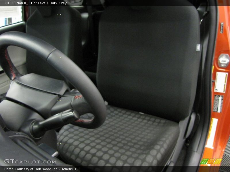 Hot Lava / Dark Gray 2012 Scion iQ