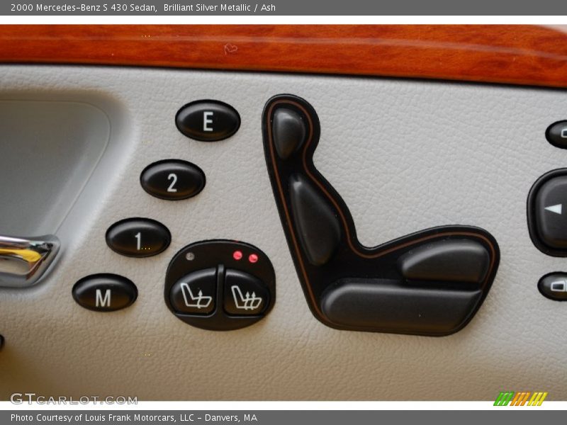 Brilliant Silver Metallic / Ash 2000 Mercedes-Benz S 430 Sedan