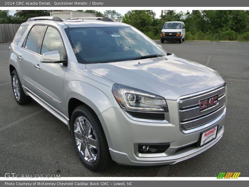 Quicksilver Metallic / Ebony 2014 GMC Acadia Denali