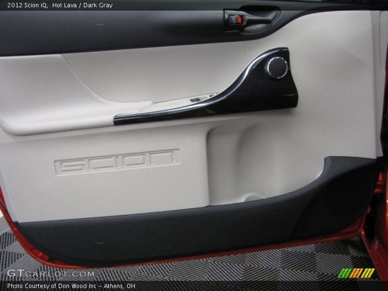 Hot Lava / Dark Gray 2012 Scion iQ