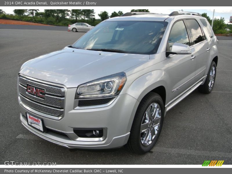 Quicksilver Metallic / Ebony 2014 GMC Acadia Denali