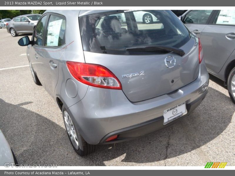 Liquid Silver Metallic / Black 2013 Mazda MAZDA2 Sport