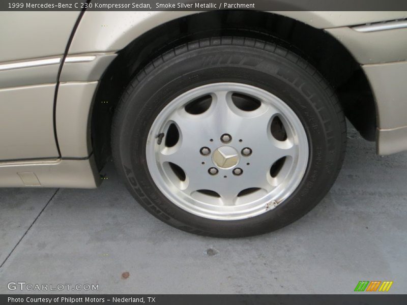 Smoke Silver Metallic / Parchment 1999 Mercedes-Benz C 230 Kompressor Sedan