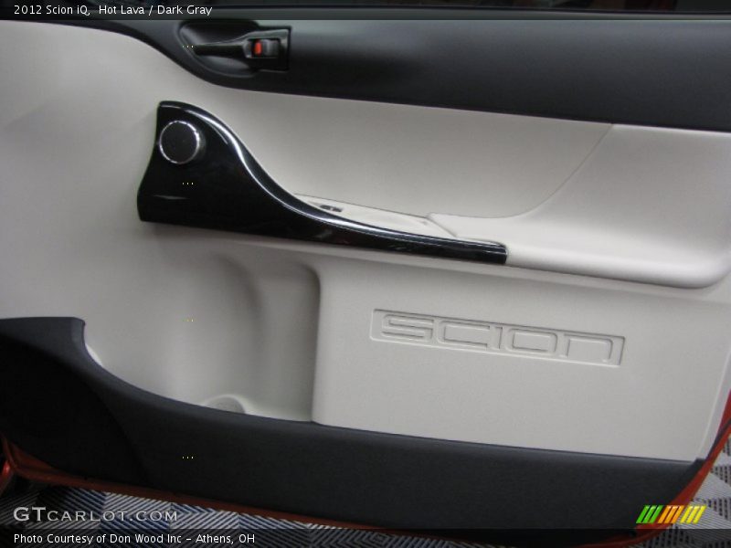 Hot Lava / Dark Gray 2012 Scion iQ