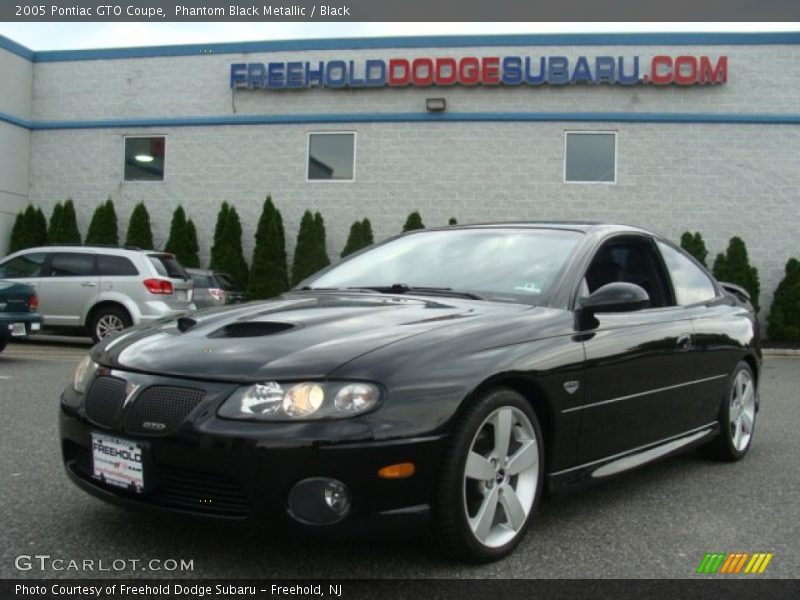 Phantom Black Metallic / Black 2005 Pontiac GTO Coupe