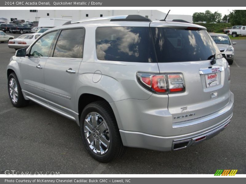 Quicksilver Metallic / Ebony 2014 GMC Acadia Denali