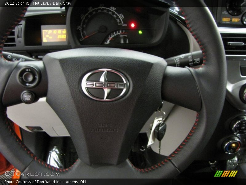 Hot Lava / Dark Gray 2012 Scion iQ