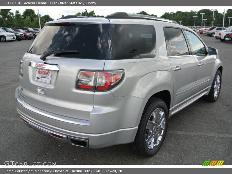 Quicksilver Metallic / Ebony 2014 GMC Acadia Denali