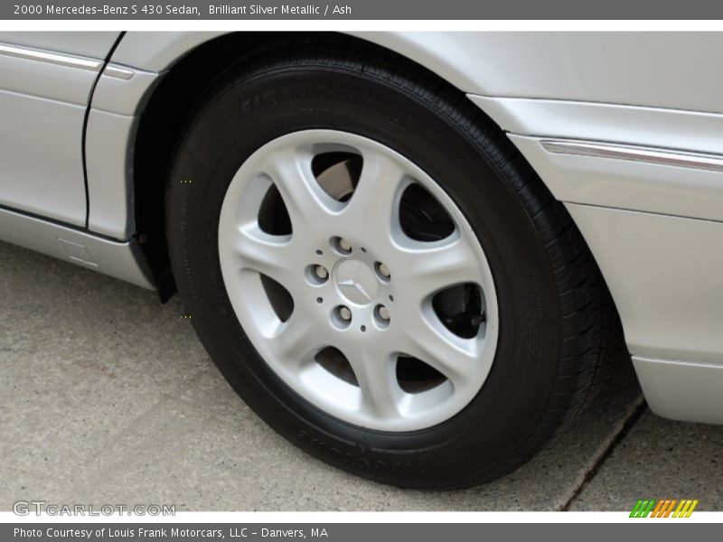 Brilliant Silver Metallic / Ash 2000 Mercedes-Benz S 430 Sedan