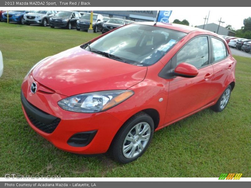 True Red / Black 2013 Mazda MAZDA2 Sport