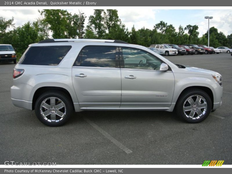 Quicksilver Metallic / Ebony 2014 GMC Acadia Denali