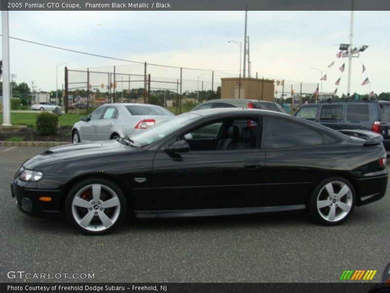 Phantom Black Metallic / Black 2005 Pontiac GTO Coupe