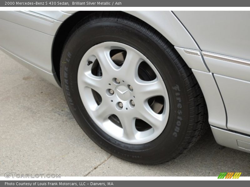 Brilliant Silver Metallic / Ash 2000 Mercedes-Benz S 430 Sedan