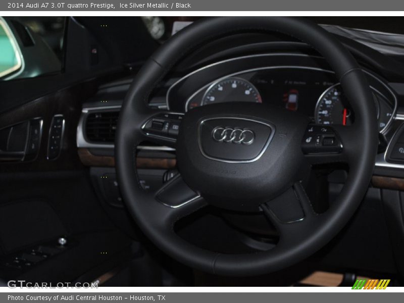 Ice Silver Metallic / Black 2014 Audi A7 3.0T quattro Prestige