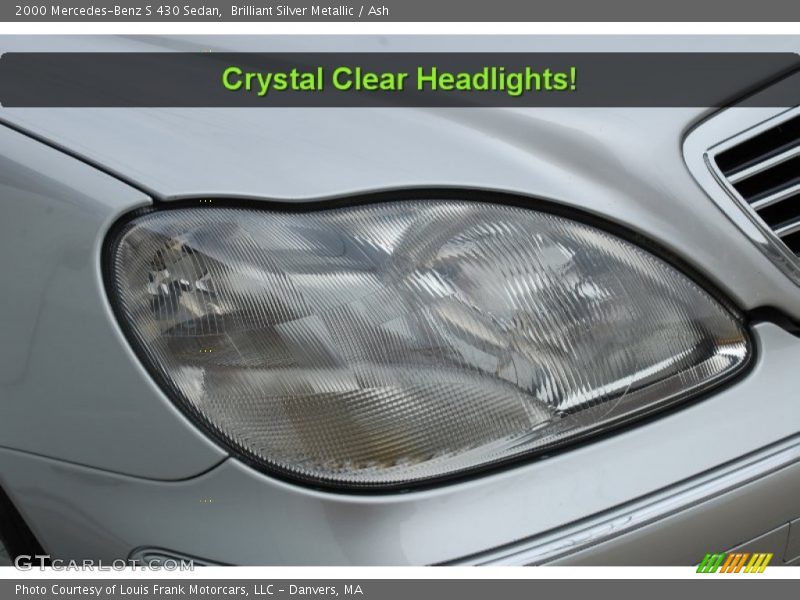 Brilliant Silver Metallic / Ash 2000 Mercedes-Benz S 430 Sedan