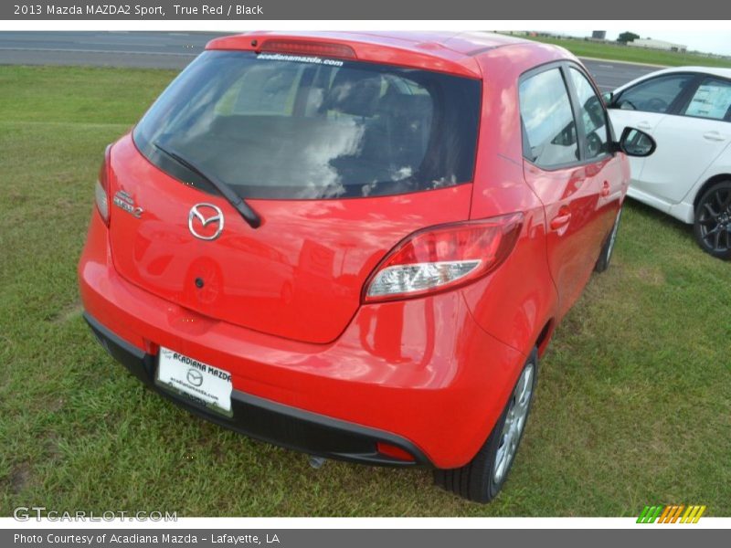 True Red / Black 2013 Mazda MAZDA2 Sport