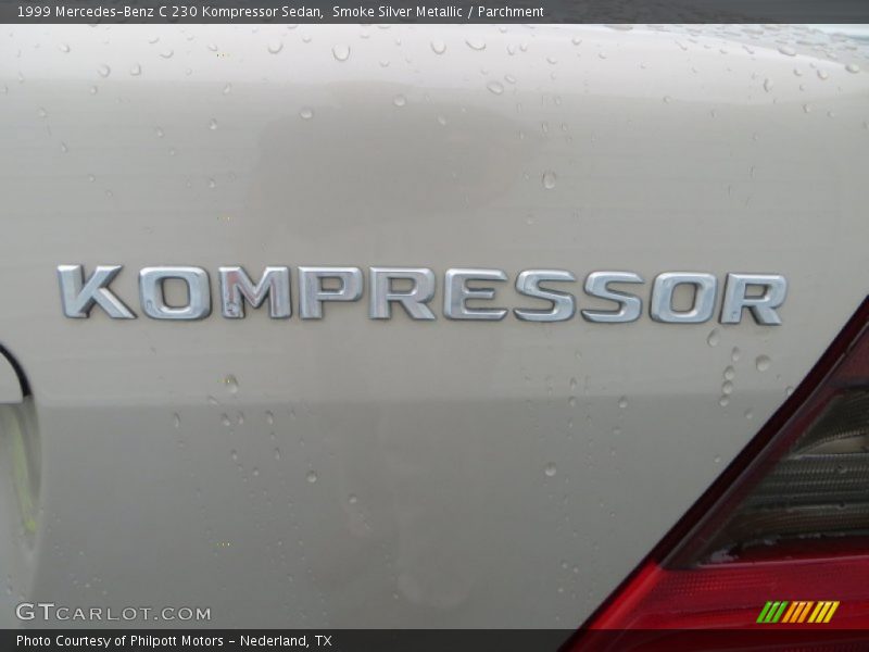 Smoke Silver Metallic / Parchment 1999 Mercedes-Benz C 230 Kompressor Sedan
