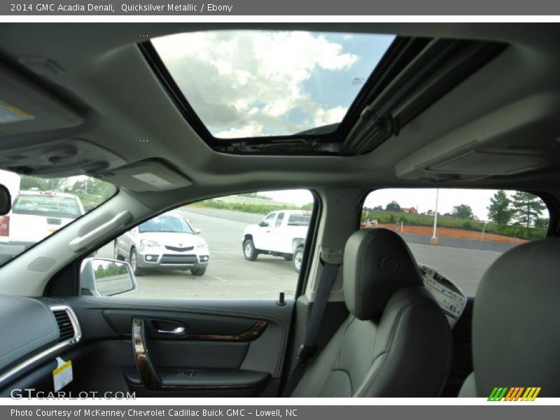 Quicksilver Metallic / Ebony 2014 GMC Acadia Denali