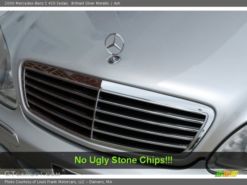 Brilliant Silver Metallic / Ash 2000 Mercedes-Benz S 430 Sedan