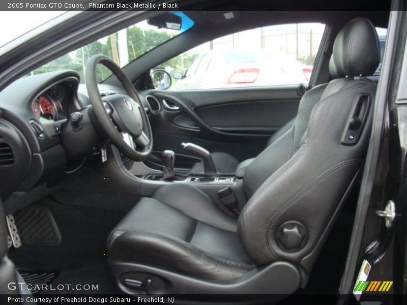 Phantom Black Metallic / Black 2005 Pontiac GTO Coupe