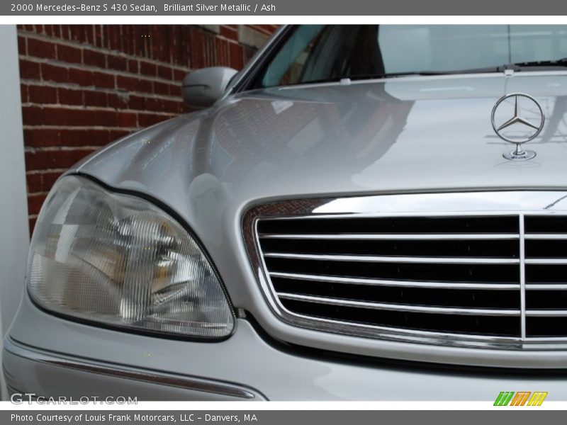 Brilliant Silver Metallic / Ash 2000 Mercedes-Benz S 430 Sedan