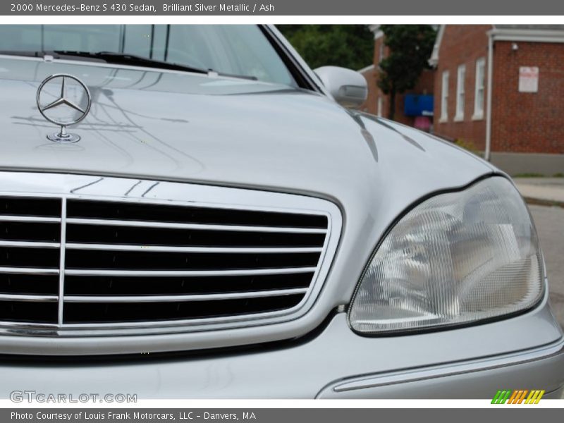 Brilliant Silver Metallic / Ash 2000 Mercedes-Benz S 430 Sedan