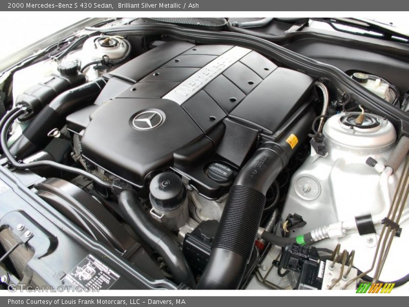 Brilliant Silver Metallic / Ash 2000 Mercedes-Benz S 430 Sedan