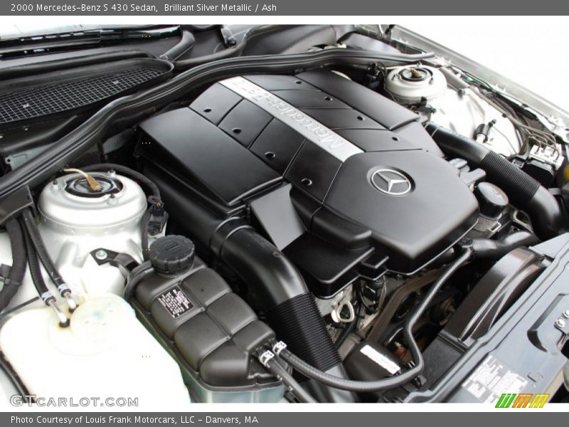 Brilliant Silver Metallic / Ash 2000 Mercedes-Benz S 430 Sedan