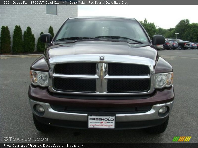 Deep Molten Red Pearl / Dark Slate Gray 2004 Dodge Ram 1500 SLT Quad Cab 4x4
