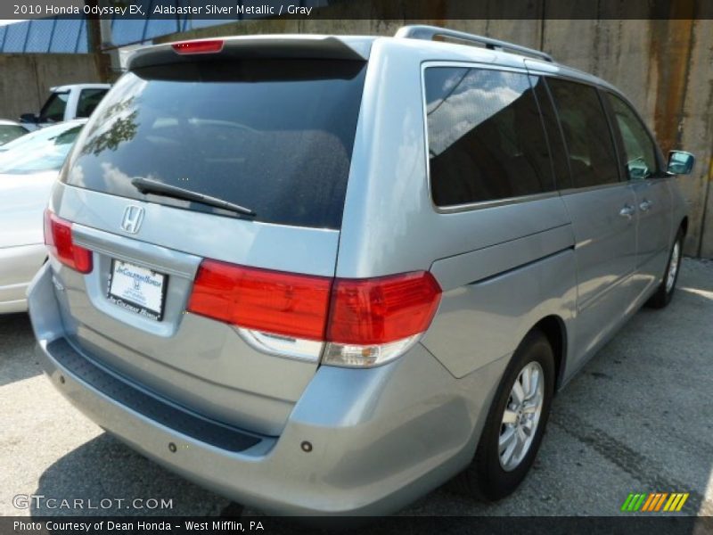 Alabaster Silver Metallic / Gray 2010 Honda Odyssey EX