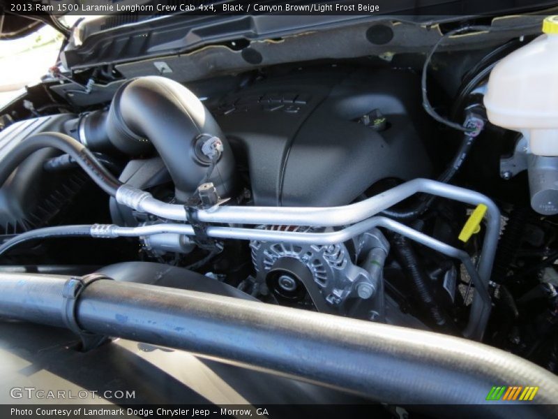 Black / Canyon Brown/Light Frost Beige 2013 Ram 1500 Laramie Longhorn Crew Cab 4x4
