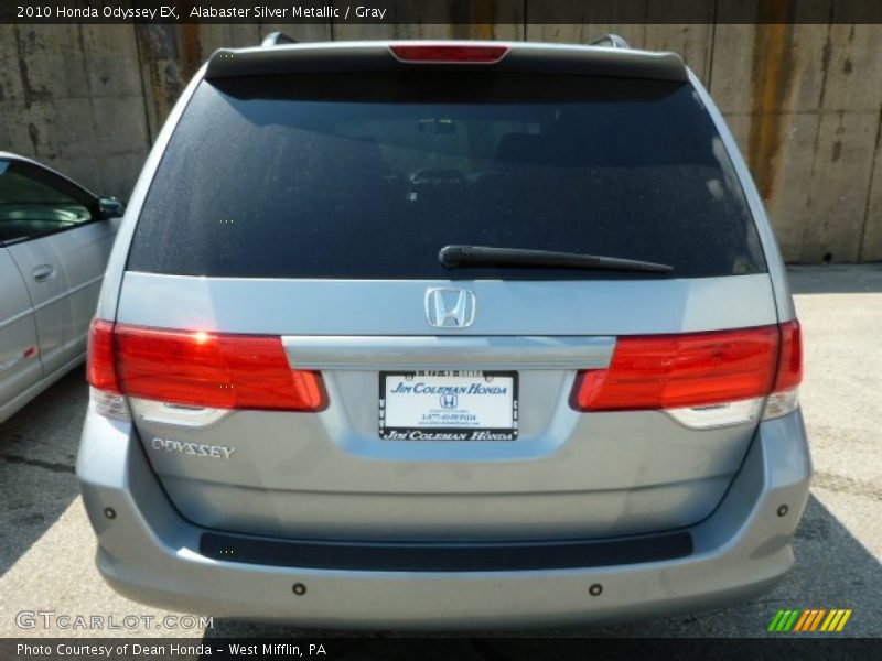 Alabaster Silver Metallic / Gray 2010 Honda Odyssey EX