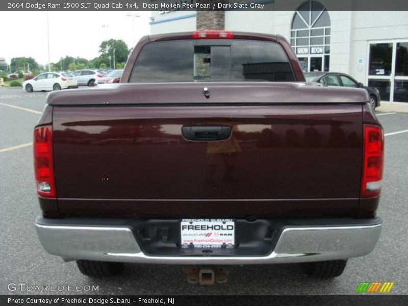 Deep Molten Red Pearl / Dark Slate Gray 2004 Dodge Ram 1500 SLT Quad Cab 4x4