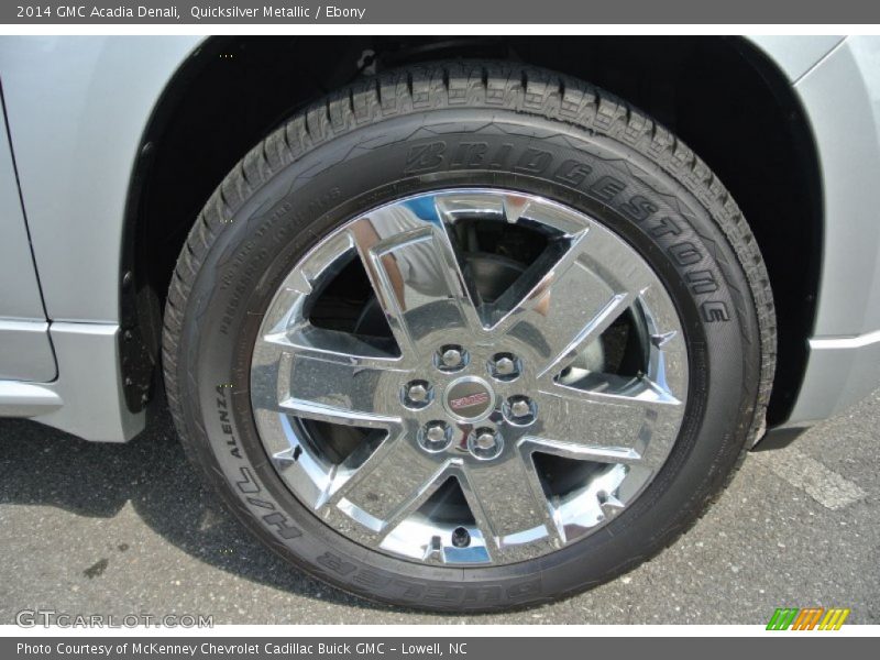 Quicksilver Metallic / Ebony 2014 GMC Acadia Denali