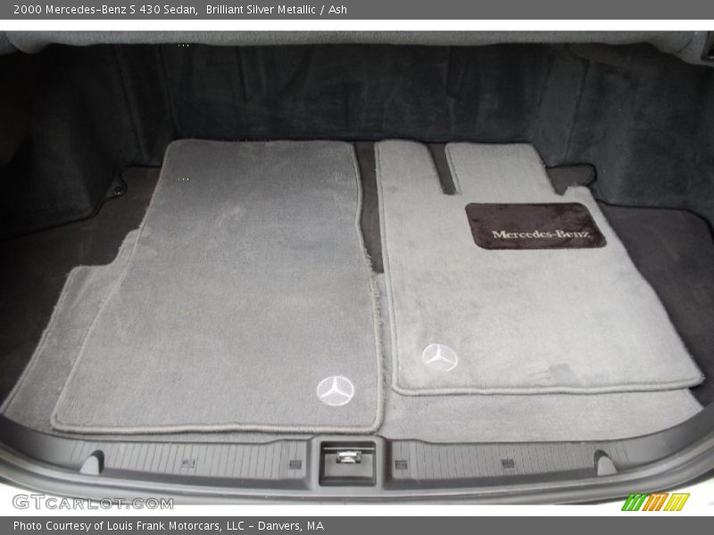 Brilliant Silver Metallic / Ash 2000 Mercedes-Benz S 430 Sedan